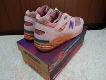 新品未使用　国内正規品　Salehe Bembury × New Balance 990V2 Sand be the time Terra Cotta　M990SB2_画像8