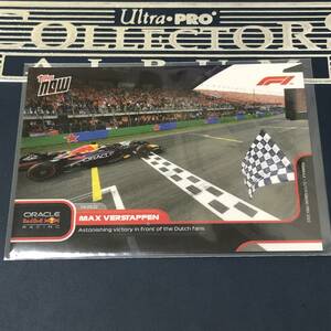 2022 F1 Topps Now　Max Verstappen Red Bull Astonishing victory in front of the Dutch fans カード ②