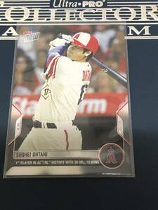 2022 MLB TOPPS NOW 大谷翔平　MLB史上初10勝＆30本塁打達成 1st PLAYER AL/NL HISTORY WITH 30HRs 10WINS　 カード ②