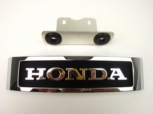  Monkey Gorilla HONDA front fork emblem ( large ) installation bracket set solid emblem 