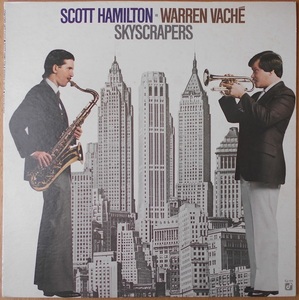 ■中古品■Scott Hamilton スコット・ハミルトン & Warren Vache/skyscrapers(USED LP)