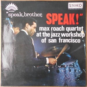 ■中古品■The Max Roach Quartet マックス・ローチ・カルテット/speak, brother, speak(USED LP)