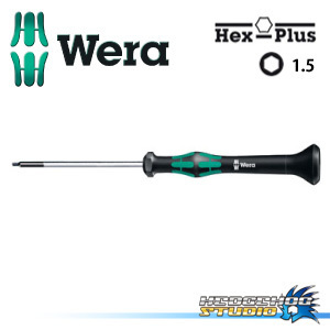 [ duralumin screw correspondence ]Wera precise hexagon driver 1.5mm.