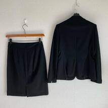 自由区 黒 スカートスーツ 36 W68 未使用に近い 春秋 DMW_画像5