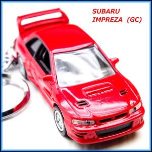 スバル インプレッサ GC 22B ミニカー ストラップ キーホルダー エアロ ホイール マフラー BBS カーボン スポイラー レカロ バンパー サス