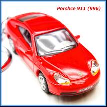 ポルシェ 911 カレラ 996 ミニカー ストラップ キーホルダー エアロ ホイール マフラー BBS カーボン スポイラー バンパー シート ハンドル_画像1