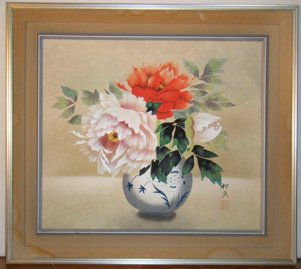 Yahoo!オークション -「(フラワー 花)」(絵画) (美術品)の落札相場