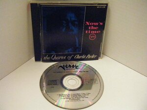 ▲CD CHARLIE PARKER チャーリー・パーカー / NOW'STHE TIME 輸入盤 VERVE 825-671-2◇r41231