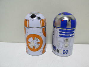 スターウォーズ　　「キリン　　映画　フォースの覚醒　　BB-8　　R2-D2　　マルチ缶ケース　ブリキ　非売品」　KIRIN　　STAR WARS　　