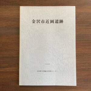 金沢市近岡遺跡 石川県立埋蔵文化財センター 1995 平成7年3月30日