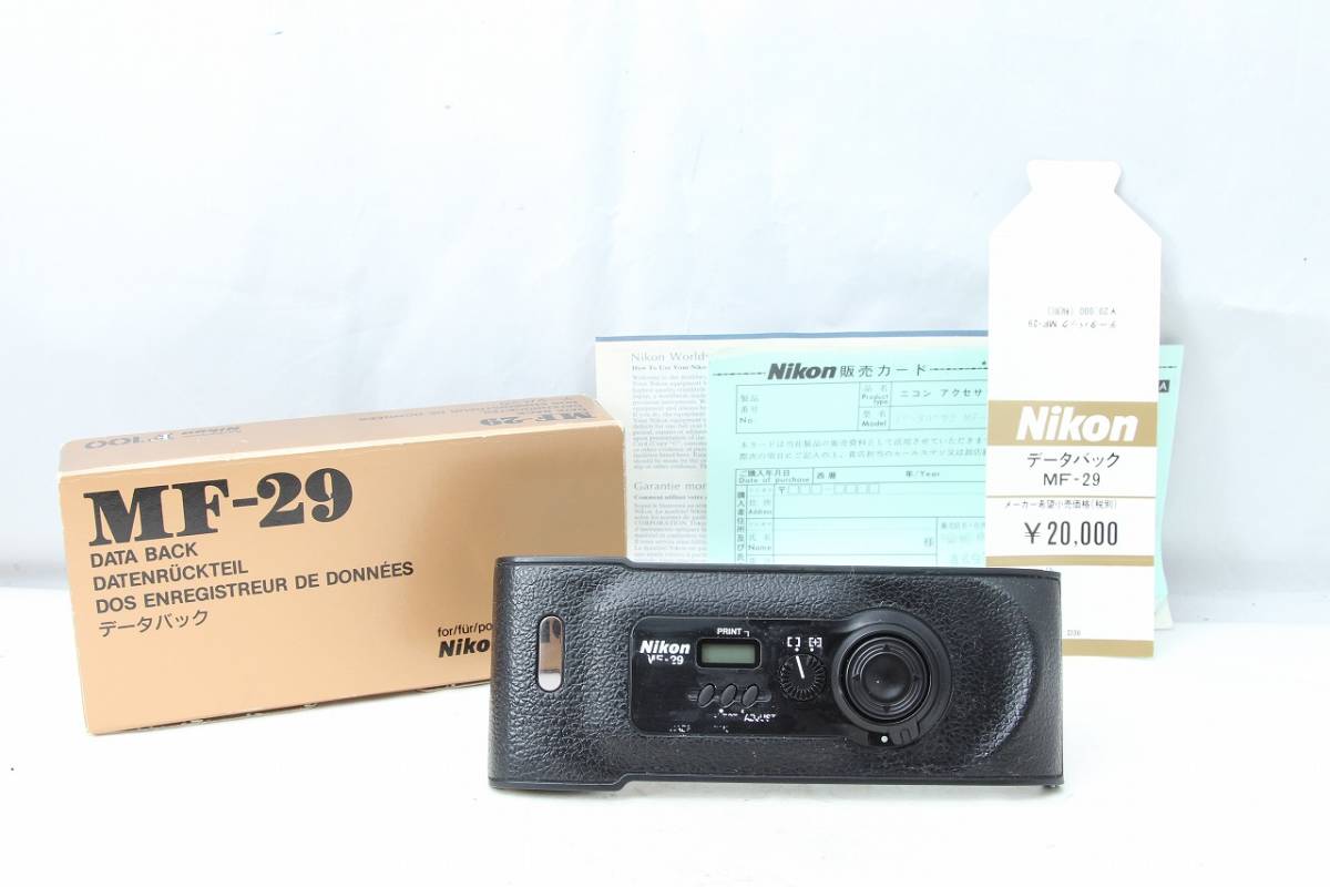 A20◇美品◇ニコン F100 ボディ MF-29 付き /4721A-18 | www