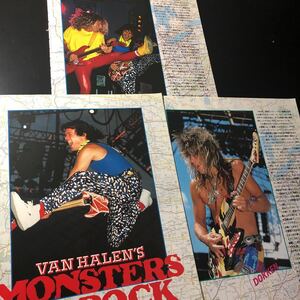 1201-1 エディ・ヴァン・ヘイレン　ジョージ・リンチ　1988年　ドッケン　メタリカ　スコーピオンズ　Monsters Of Rock /サミー・ヘイガー