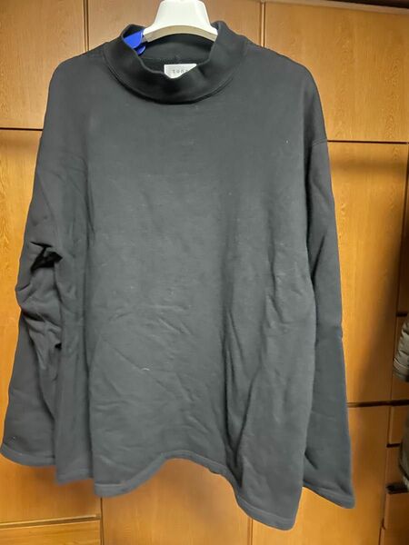 tone(トーン) MOCK NECK MARINE SWEAT モックネックマリンスウェット ブラック　L