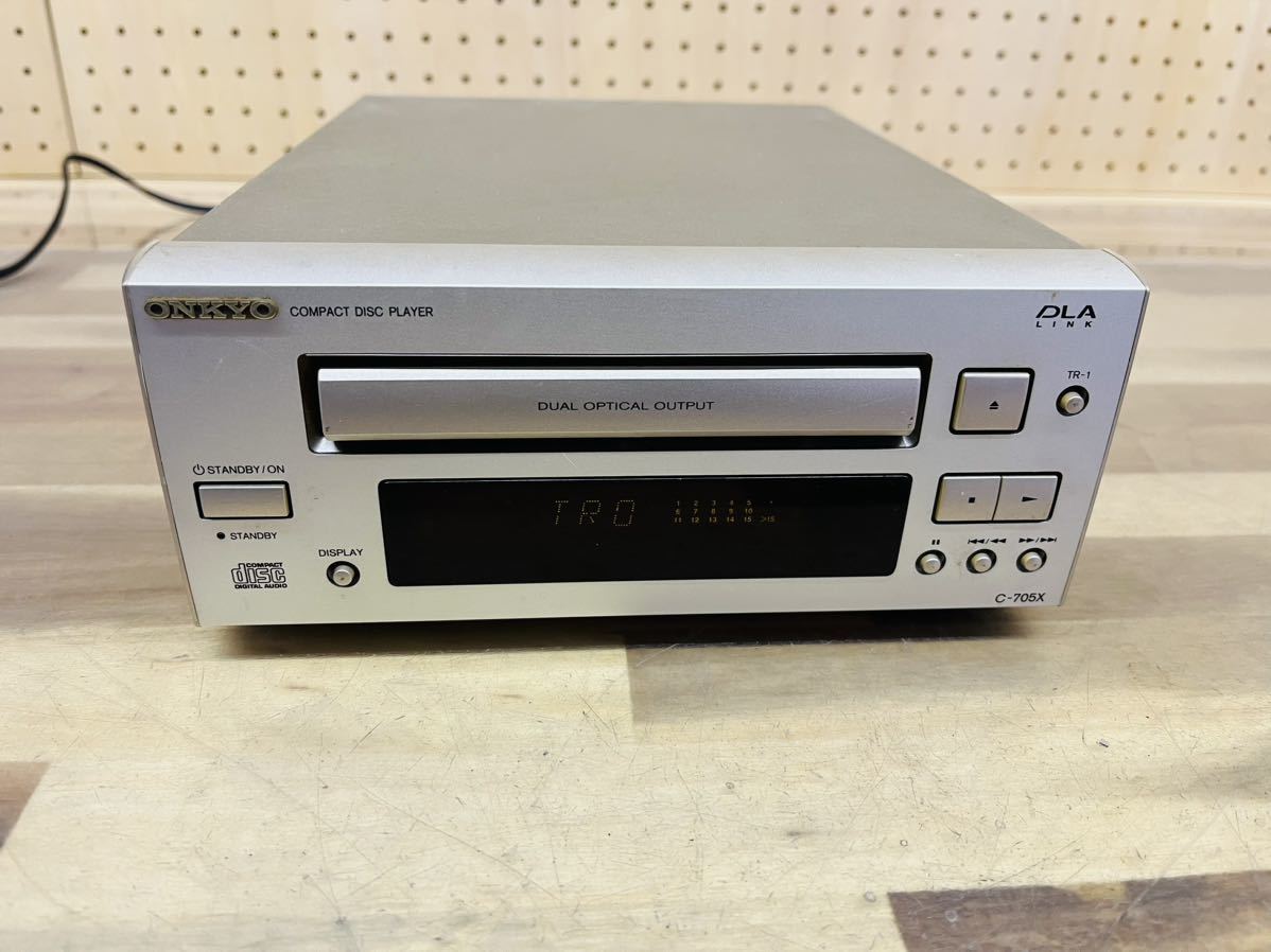 正規店仕入れの c-705x ONKYO オンキョー CDデッキ プレーヤー revecap.com