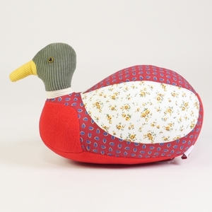 HUMAN MADE ヒューマンメイド 22AW PATCHWORK DUCK PLUSH DOLL ぬいぐるみ 赤 Size 【フリー】 【新古品・未使用品】 20750803