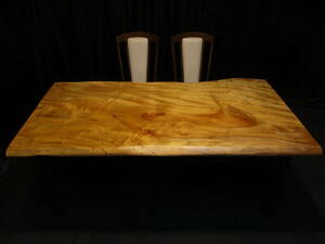 #750■　栃　とち　一枚板　無垢　テーブル　板　　ローテーブル 　ダイニング　 カウンター　 座卓 天板 　無垢　一枚板　