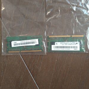 Micron製　ノートPC 用メモリ　PC3-10600 2GB