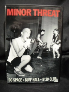 輸入盤DVD/MINOR THREATマイナースレットDC SPACE・BUFF HALL・9:30CLUBストレートエッジSxEハードコアパンクHARDCORE PUNK