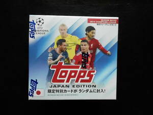 TOPPSSEASON2021/22UEFACHAMPIONSLEAGUE日本限定新品未開封BOX