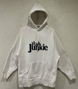 ＊ヒステリックグラマーHYSTERIC GLAMOUR VINYL JUNKIE 厚手 ビックシルエット プルオーバー パーカー FREE　　　　　　　　　BJBB.AB 