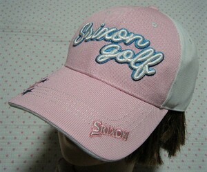  Srixon SRIXON GOLF Golf для высокофункциональный сетчатая кепка розовый серия размер свободный Autofocus MODEL. вода скорость ./ антибактериальный дезодорация / вентиляция функция 
