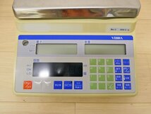□D)新光電子 ViBRA カウンティングスケール 音叉式個数はかり CUXⅡ-6000 電子測り 計量 測定 計測用品 工業用計測機器 はかり 測り_画像5