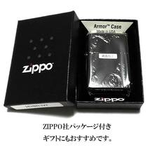 ジッポ ライター アーマー リーフ 両面彫刻加工 ZIPPO 重厚モデル ブラックニッケル 唐草 かっこいい 黒 レディース ギフト メンズ_画像7