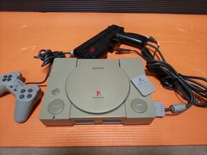 SONY PlayStation PS1SCPH5000 プレステ ゲーム7本付き ガンコン付き