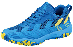 27.0cmhyumeru handball shoes KOMET POWER 2.0 HAS8035 blue × yellow 