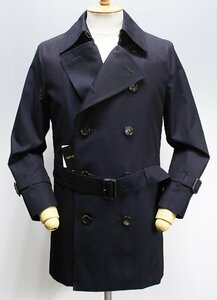 THE FLATHEAD (フラットヘッド) MKレーベル BELTED COAT / ベルテッドコート MK-OC011 未使用品 ネイビー size S / トレンチコート