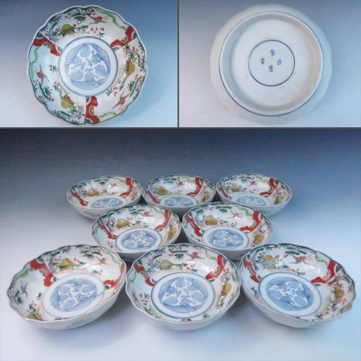 ◇珍品 古伊万里 染錦金彩 牡丹鳳凰図 靴一対 ハイヒール 明治時代