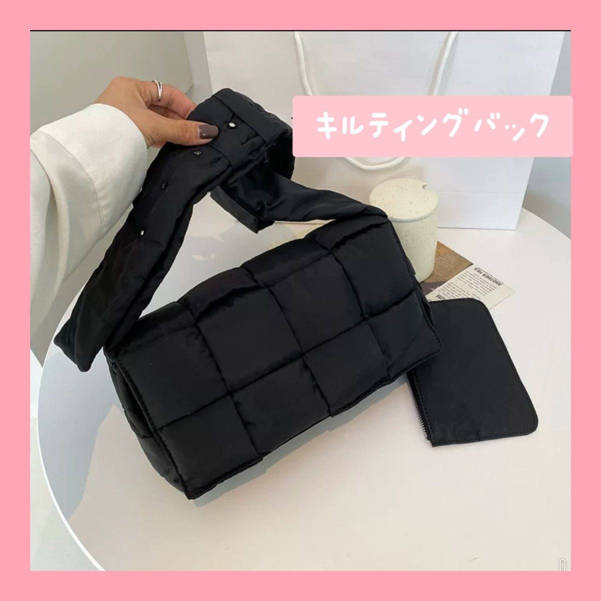 新作 COACH ピロー マディソン ショルダー バッグ 18 デニム