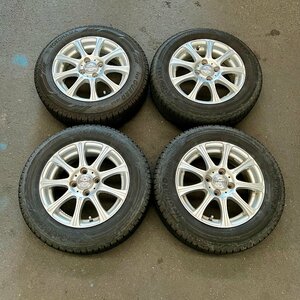 スタッドレスタイヤ付き社外ホイール4本　ウェッズ ジョーカー ルーク　14×5 1/2J　+50　100　4穴　165/70R14