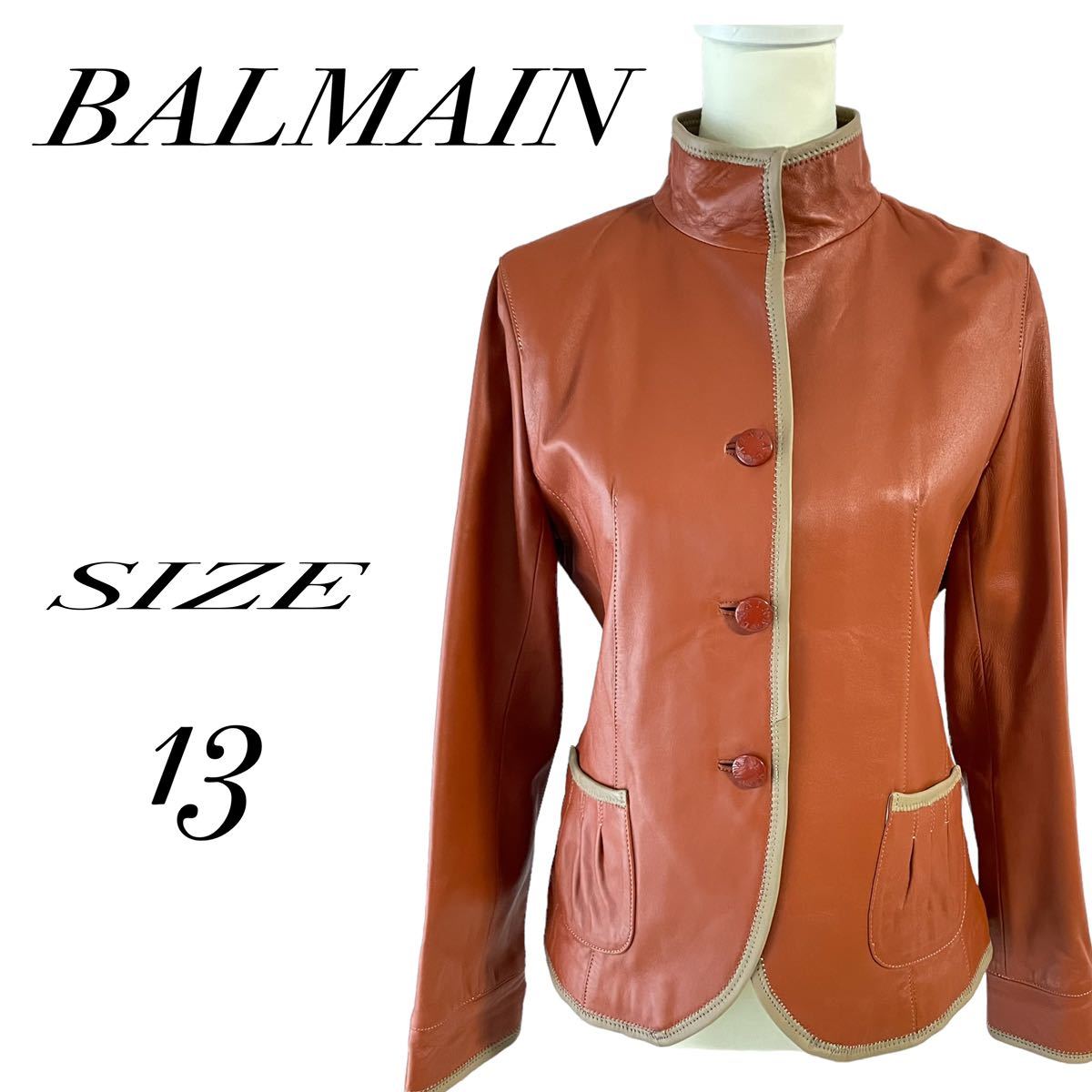 ヤフオク! -balmain ジャケット レザージャケットの中古品・新品・未