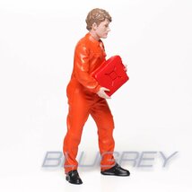 アメリカン ジオラマ 1/18 レース メカニック ダン オレンジ フィギア American Diorama Mechanic Dan (Orange) ミニチュア_画像5