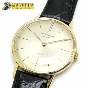  free shipping Patek Philip Calatrava bai L W name hand winding K18 PATEK PHILIPPE Vintage 2592-1J excellent article pawnshop Amagasaki a22-26-42