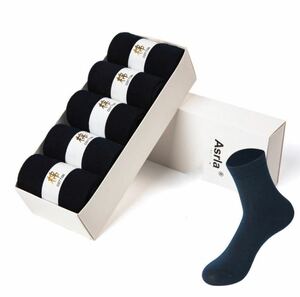  business socks men's socks anti-bacterial deodorization cotton 24-28cm socks 5 pairs set black feel of .. very popular all season correspondence 