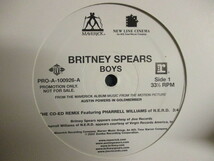 Britney Spears ： Boys CO-ED Remix Featuring Pharrell Williams 12'' (( 落札5点で送料無料_画像2