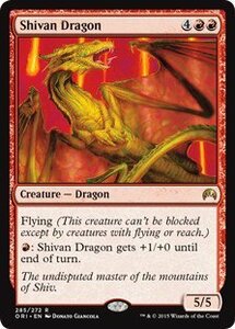 MTG　シヴ山のドラゴン　在庫日4枚まで　オリジン ORI　★他多数出品中