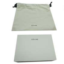 ［飯能本店］CELINE セリーヌ ラージ ジップ ド マルチファンクション 105003ACC.07SE 長財布 レザー ブルー レディース DH72811_画像8