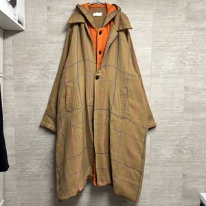 NEON SIGN ネオンサイン 19AW Rainbow Pen Sandwich Coat コート ベージュ【中目黒b12】