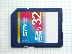 ★SILICON POWER ＳＤＨＣ メモリーカード ３２ＧＢ 中古★送料６３円～