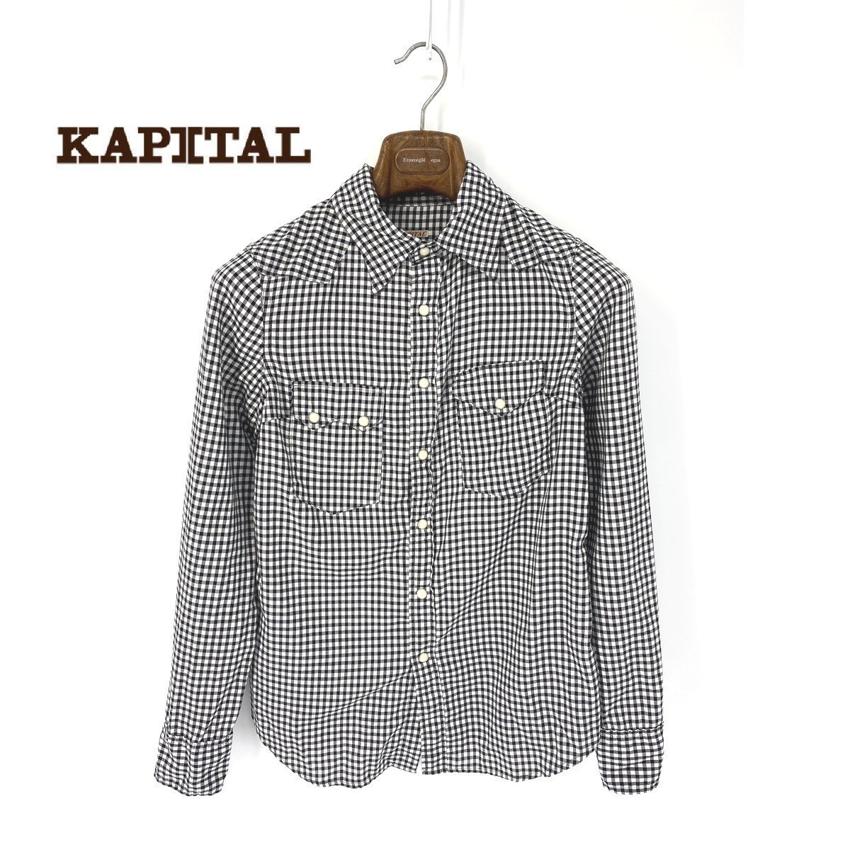 KAPITAL フランネルチェック ウエスタンシャツ - iampho.net