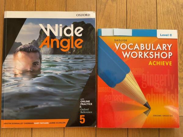 ★★★(送料込) Vocabulary Workshop Achieve Level C/Wide Angle Oxford ２冊セット