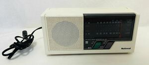 National FM-AM 2BAND RECEIVER RE-496 ナショナル　ワイドFM対応　昭和レトロ