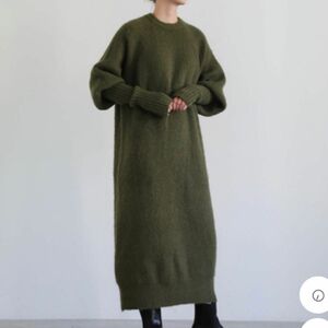 セレクトモカ　selectMOCA 2022 A/W サムホールロングニットワンピース