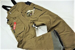 ■ 送料無料！！ ２２－２３ ボルコム ■　Lサイズ　VOLCOM　RAIN GORE-TEX BIB OVERALL　カラー DARK　TEAK　ゴアッテックス　BIBパンツ