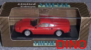 L076A 1/43 フェラーリ ディーノ246GT タイプM 1971 レッド DINO