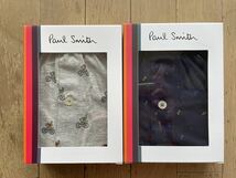 即決！ポールスミス！PAUL SMITH ニットトランクス 2枚組 サイクリング グレー杢&マルチ モノグラム柄 ネイビー M_画像7