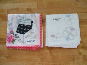  Agata * Paris (AGATHA PARIS) handkerchie 2 sheets unused 